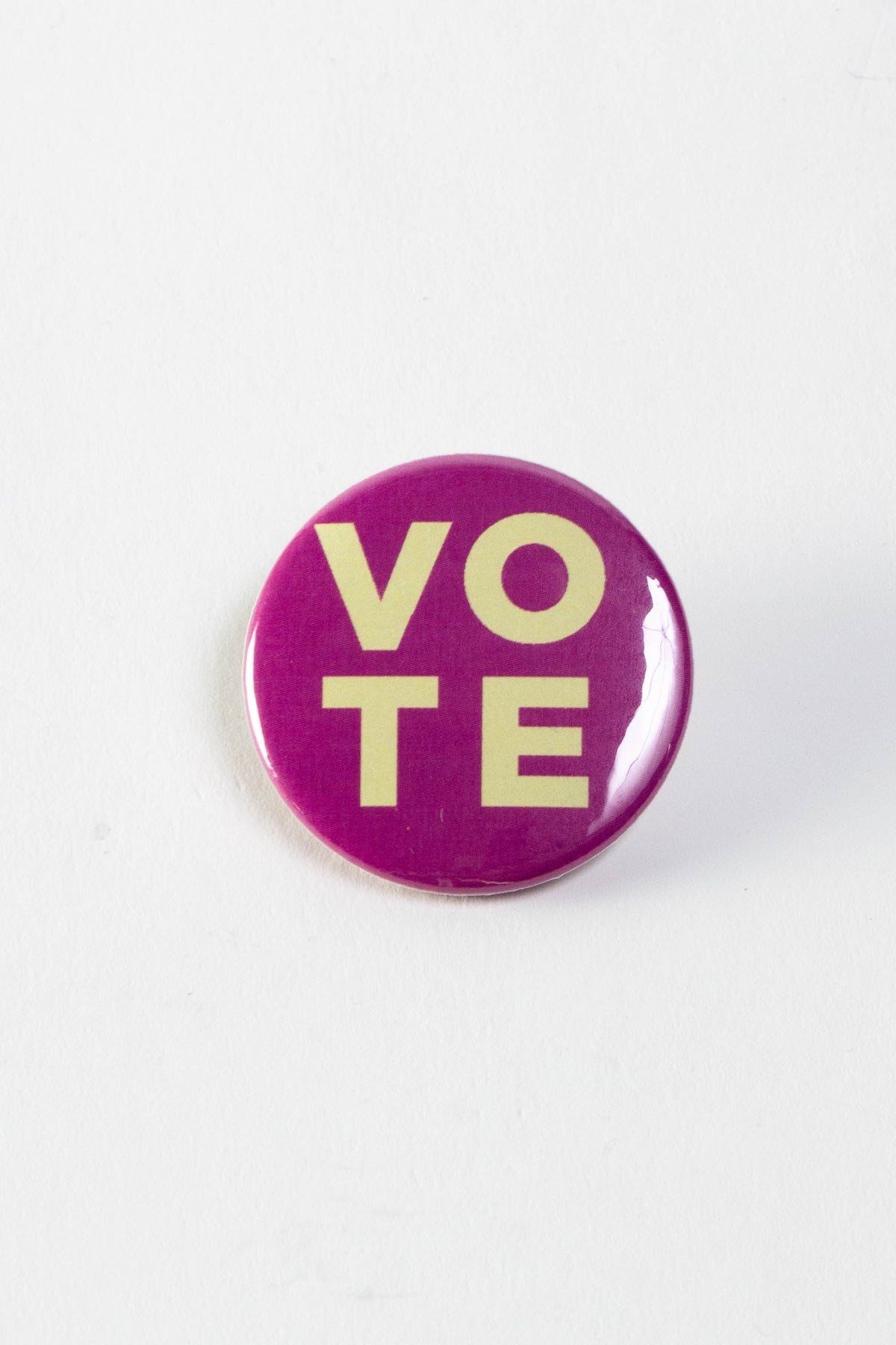 Pink Vote Button VOTE button – Culture Flock