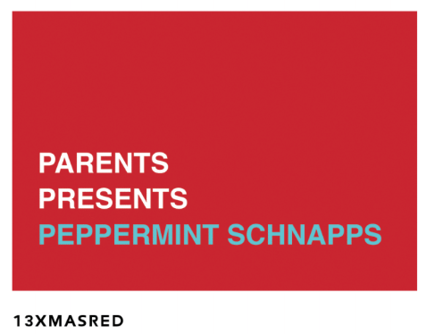 Peppermint schnapps card