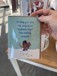 Dog Business Holiday Card