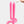 Load image into Gallery viewer, Twisted tall votive candle with wicks at both ends being lit by a match in front of a white background. Candle is pink..
