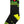 Load image into Gallery viewer, Tall black mid-calf crew socks. The socks have a neon yellow heel and toe. The toe has a lime green strip across. The top of the socks have yellow and green stripes. Inbetween the stripes, the socks say I Heart (a red heart icon) Trash in green lettering. White background. 
