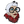 Load image into Gallery viewer, A die cut lapel pin of the likeness of fashion icon, Iris Apfel, an older white haired woman with large bejeweled black rimmed glasses and a red feather boa.
