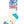 Load image into Gallery viewer, Tall mid-calf crew socks. They have a blue heel and toe. There is a blue and red stripe at the toe and around the stop of the socks. In between the stripes at the top of the socks in purple text, it says &quot;Ready to Party I already took my nap&quot;. White background.
